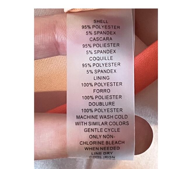 Vince Camuto dress brushstroke print fit & flare size 4 - Picture 7 of 8